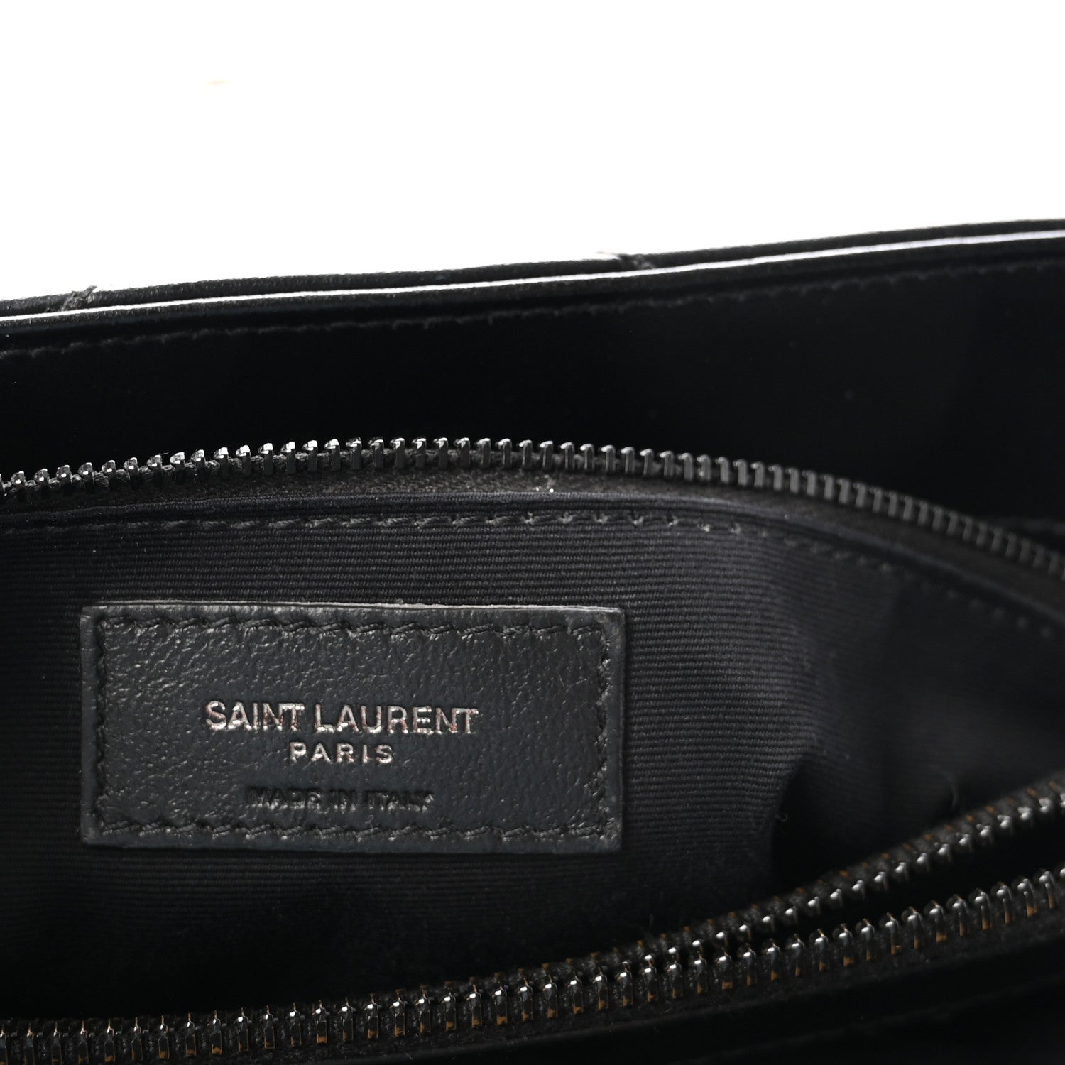Saint Laurent Calfskin Y Quilted Monogram Medium Loulou Chain Satchel Black 6 of 9