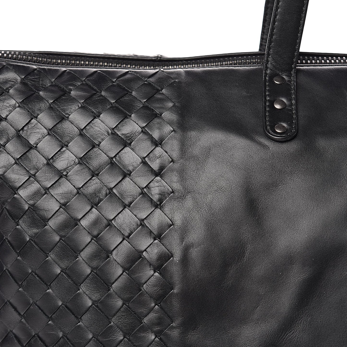 Nappa Intrecciato Tote Bag Black
