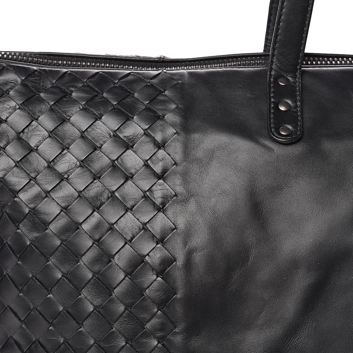 Bottega Veneta Nappa Intrecciato Tote Bag Black 9 of 9