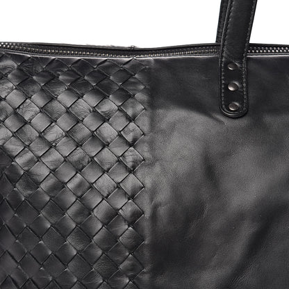 Bottega Veneta Nappa Intrecciato Tote Bag Black 9 of 9
