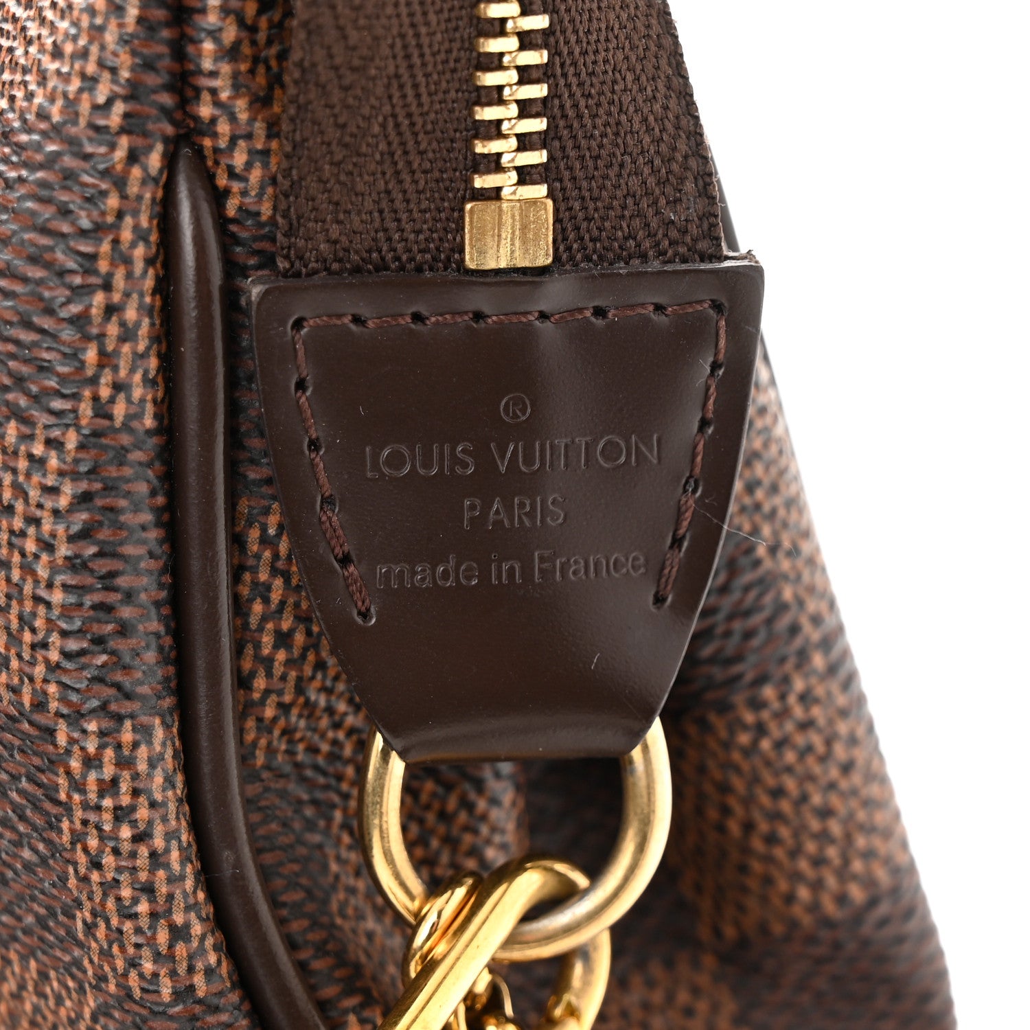 Louis Vuitton Damier Ebene Eva Clutch 6 of 12