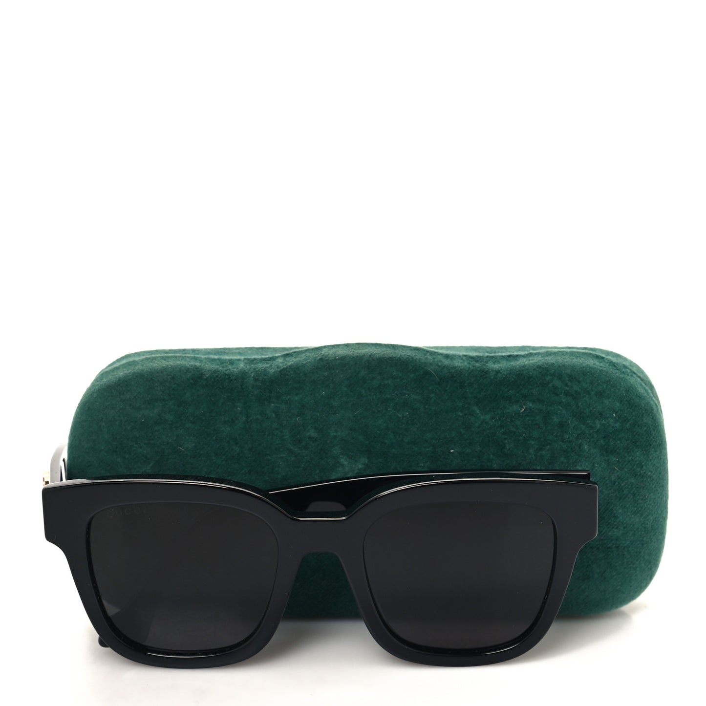 Rectangle 52mm Frame Sunglasses GG0998S Black