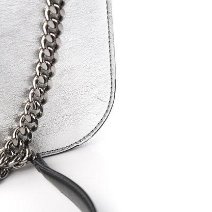 Stella McCartney Metallic Alter Nappa Medium Star Falabella Box Shoulder Bag Silver 15 of 16