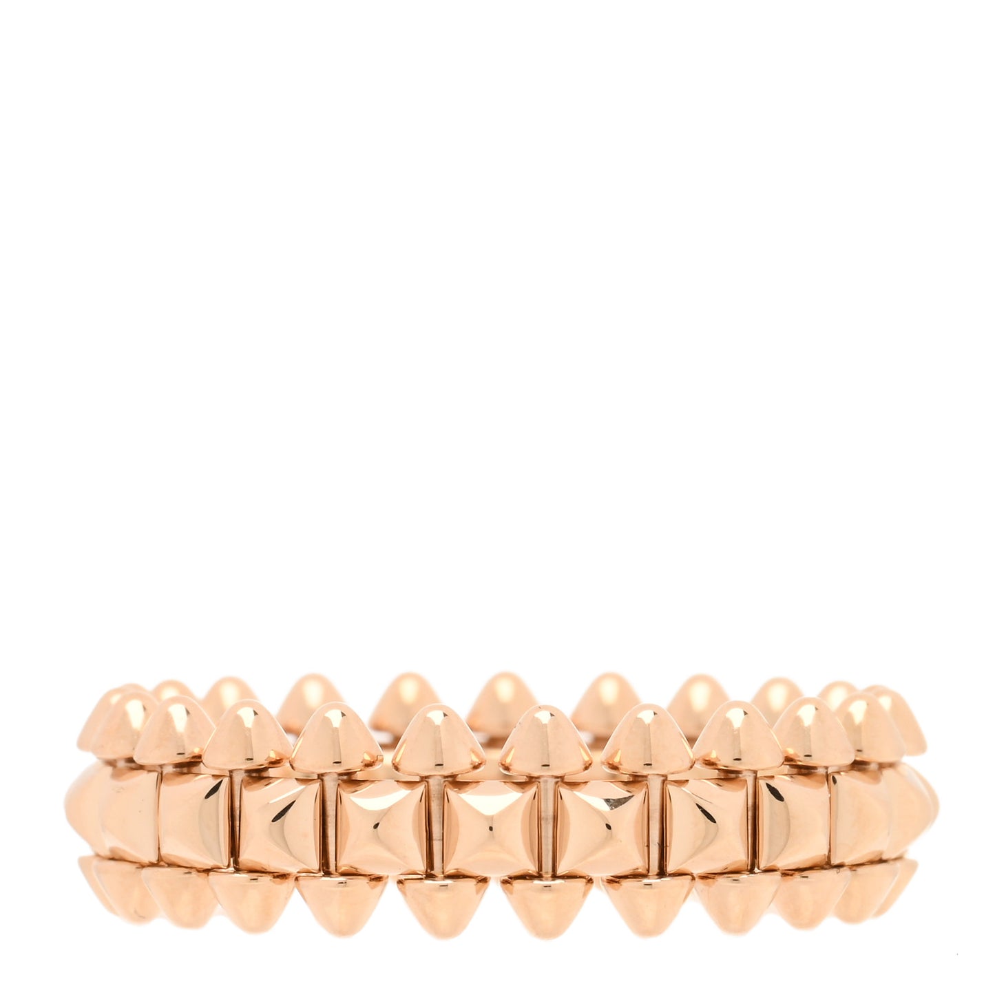 18K Pink Gold SM Clash De Cartier Ring 56 7.5