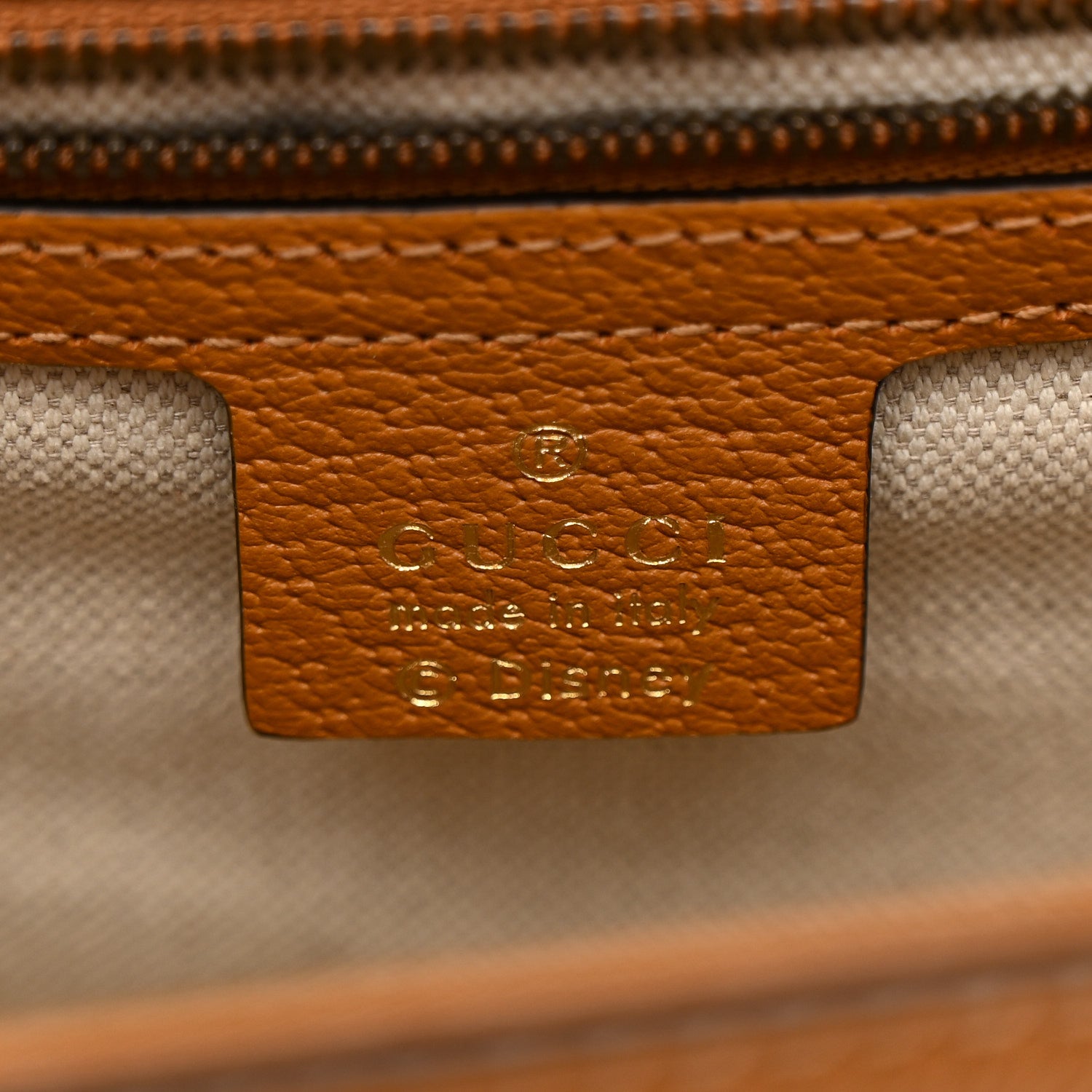 Gucci X DISNEY Mini Vintage GG Supreme Monogram Mickey Mouse Small Flap Messenger Bag Beige Vintage Sun Oil 6 of 10