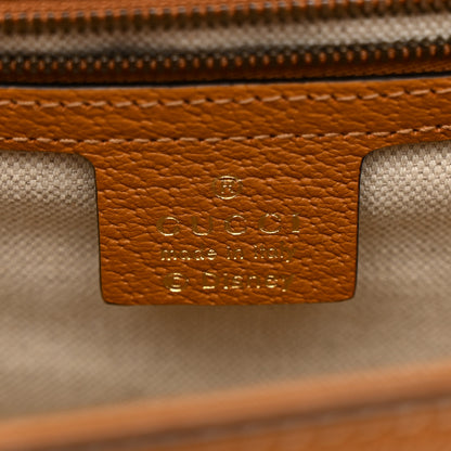 Gucci X DISNEY Mini Vintage GG Supreme Monogram Mickey Mouse Small Flap Messenger Bag Beige Vintage Sun Oil 6 of 10