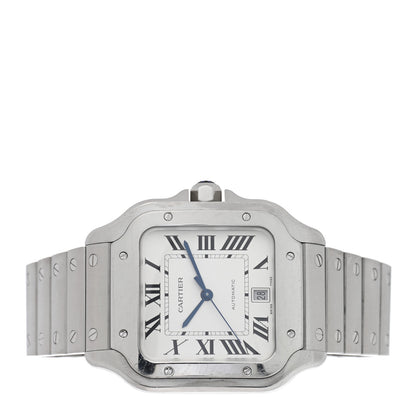 Cartier Stainless Steel 39.8mm Santos De Cartier Automatic Watch 2 of 5