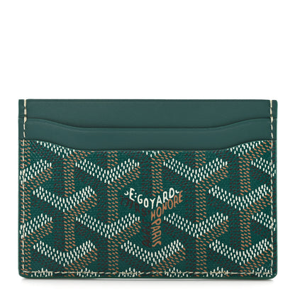 Goyard Goyardine Saint Sulpice Card Holder Green 1 of 7