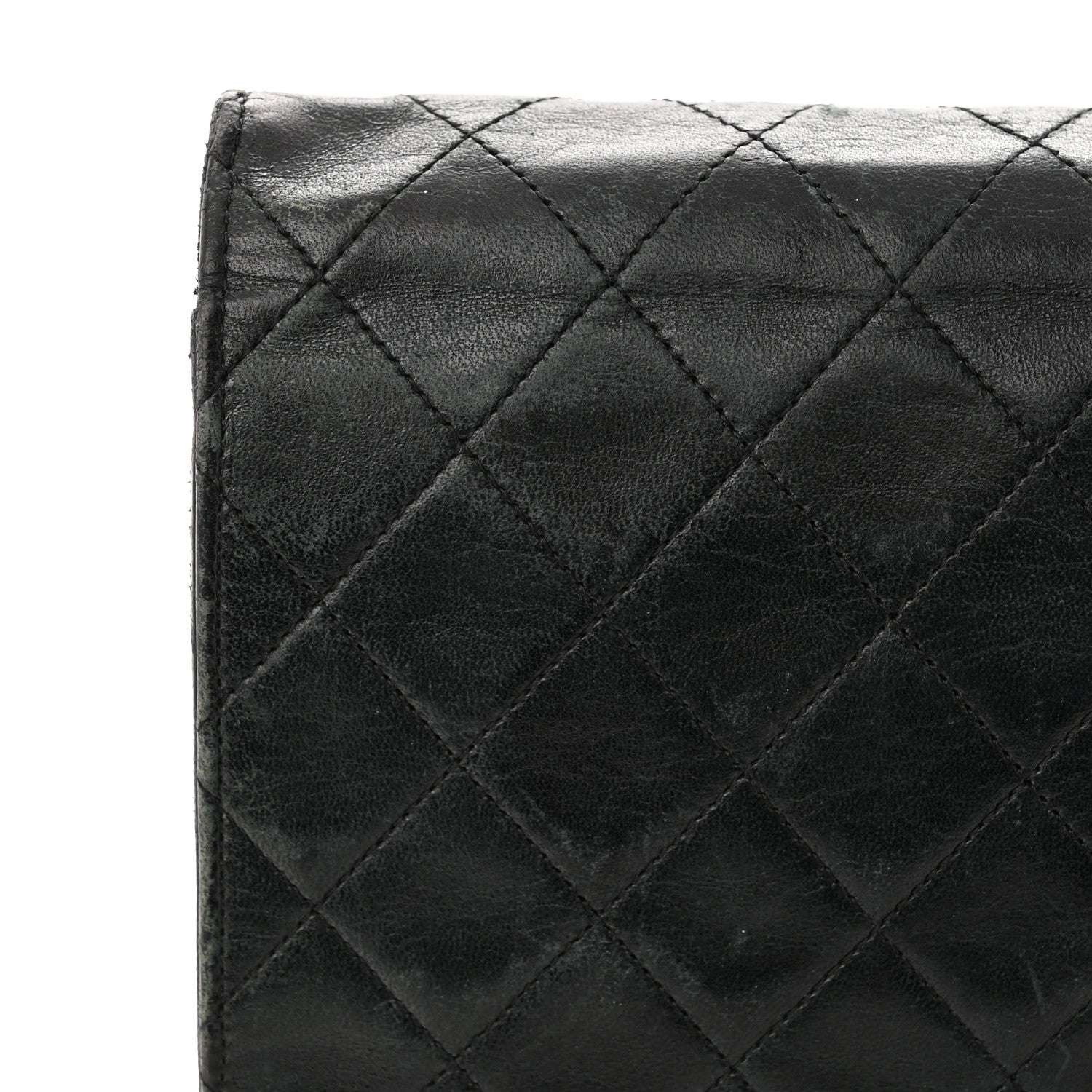 Chanel Lambskin Quilted Jumbo Single Flap Black 12 of 18