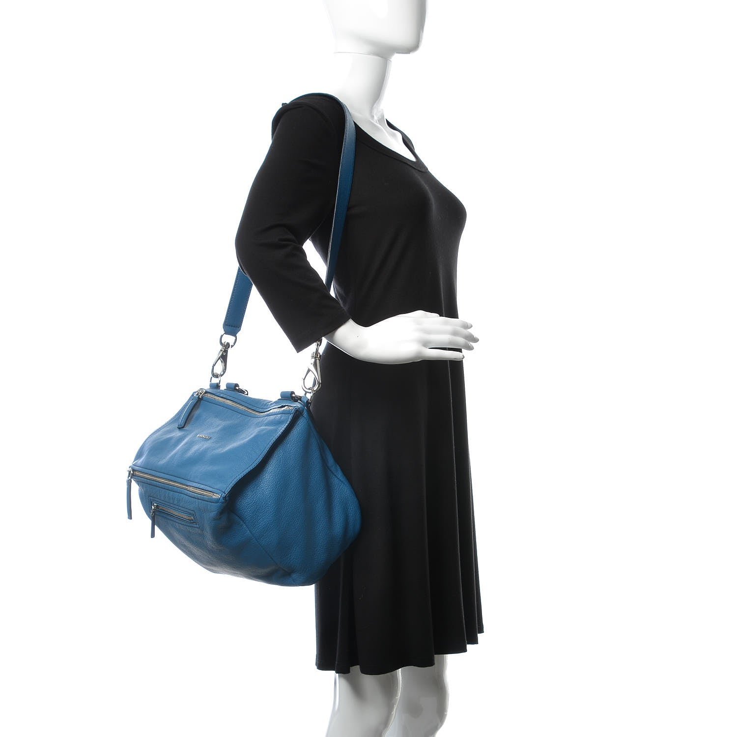 Givenchy Sugar Goatskin Medium Pandora Medium Blue 3 of 11