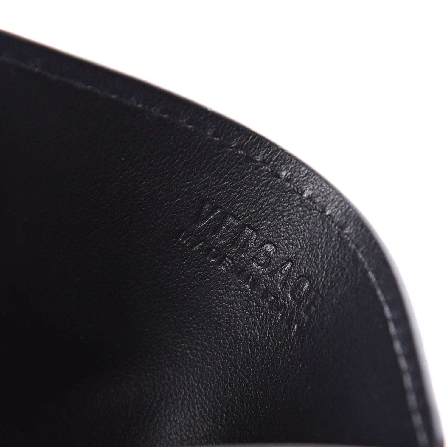 Versace Calfskin Baroque Print Card Holder Black 5 of 5