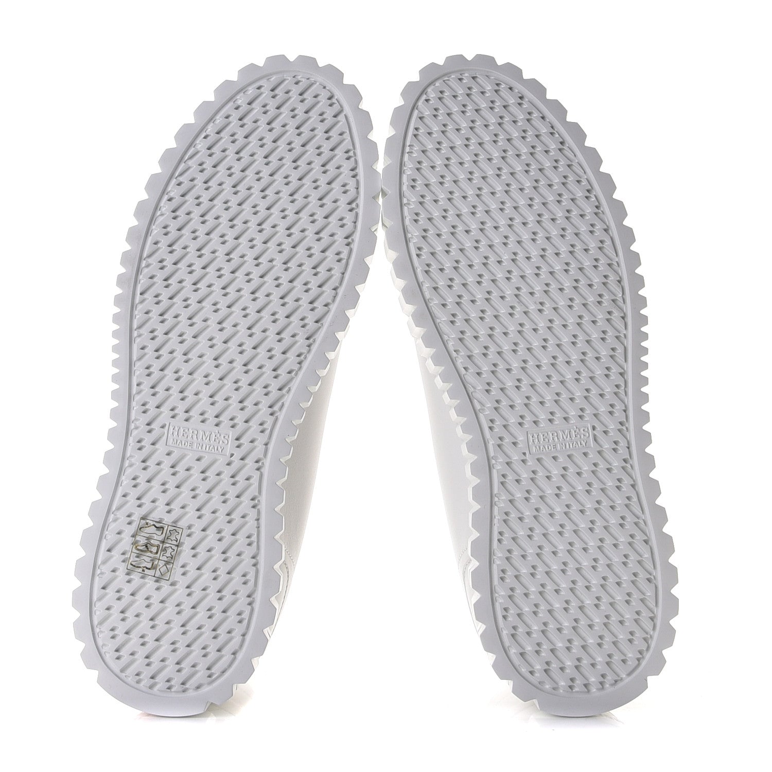 Hermes Calfskin Womens Climb Sneakers 38.5 White 6 of 9