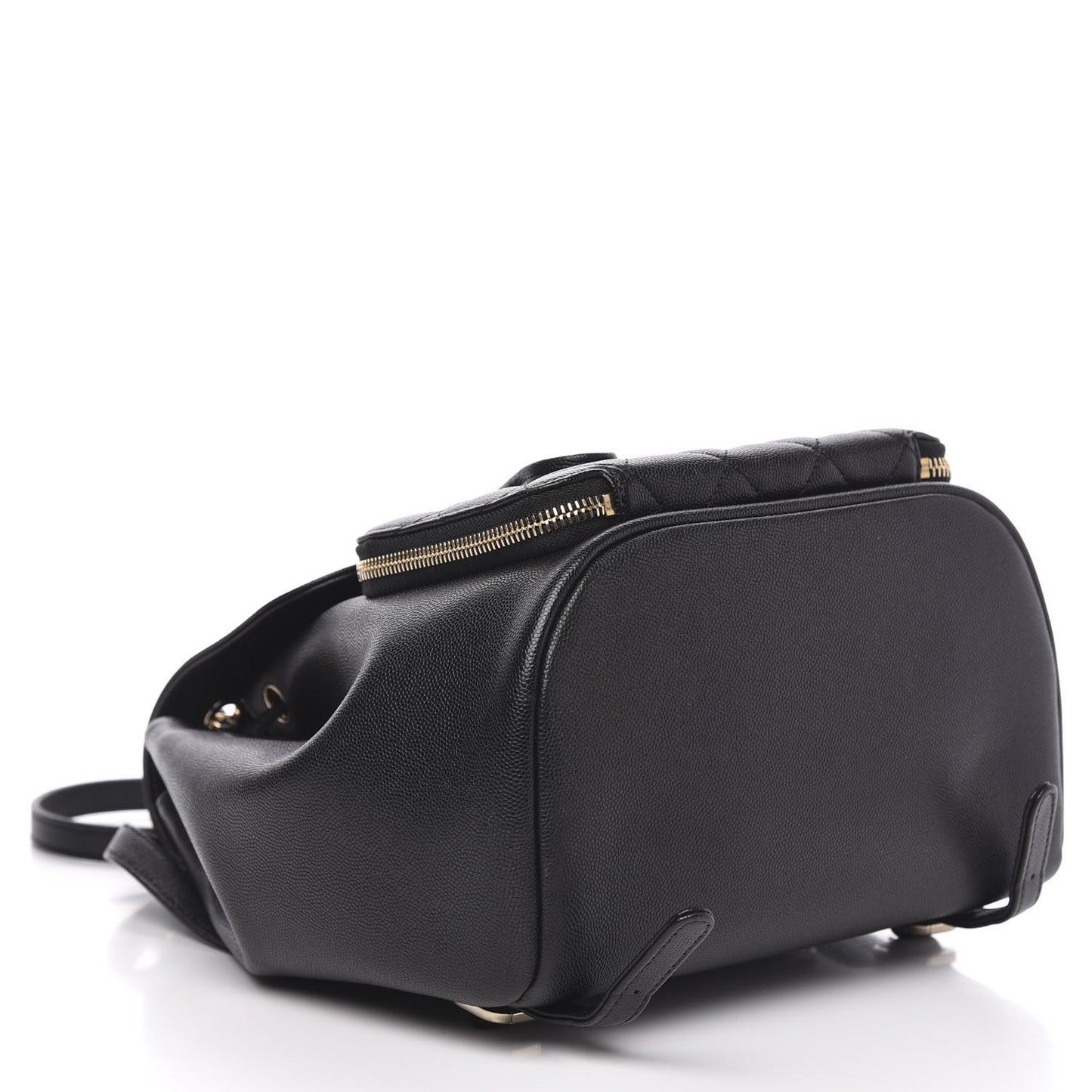 Caviar Quilted Business Affinity Backpack Black