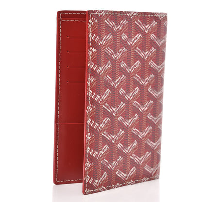 Goyard Goyardine Passport Wallet Red 3 of 6