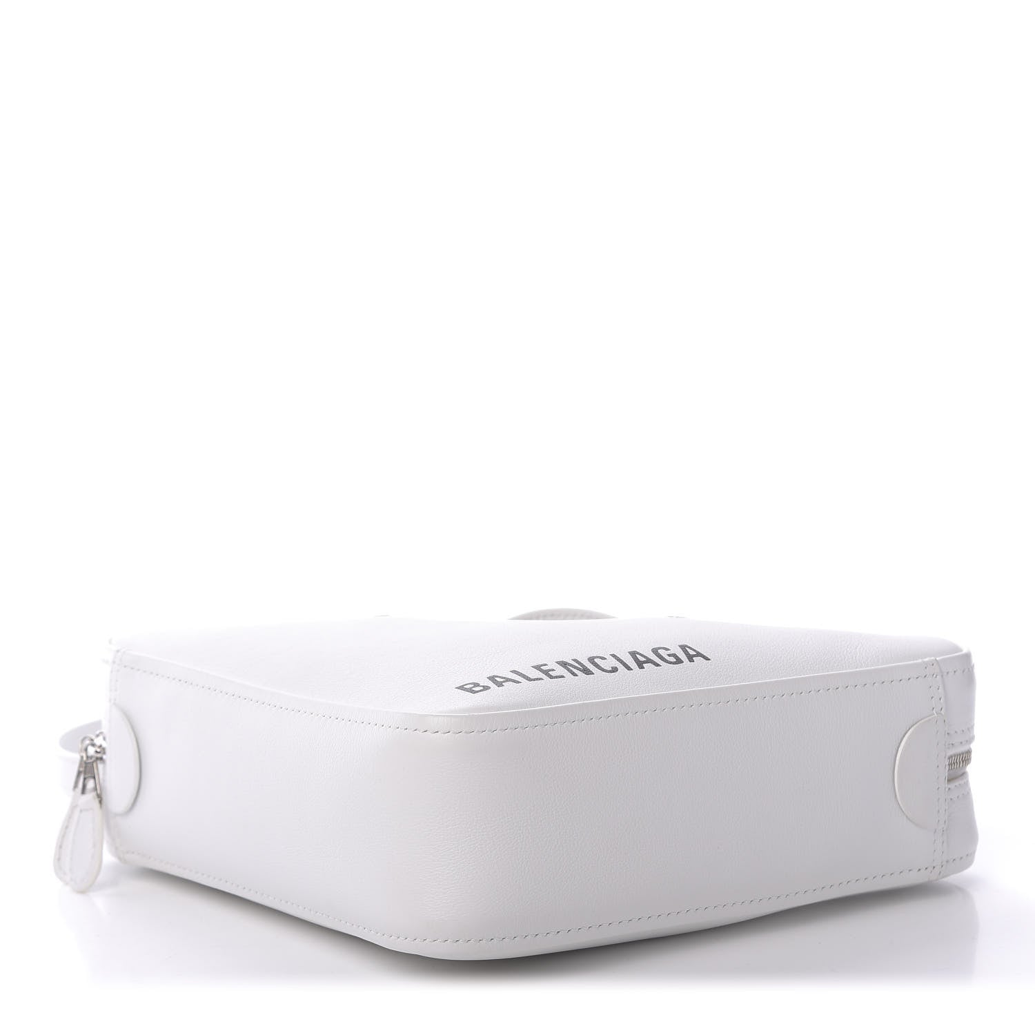 Balenciaga Calfskin XS Triangle Duffle White 4 of 10