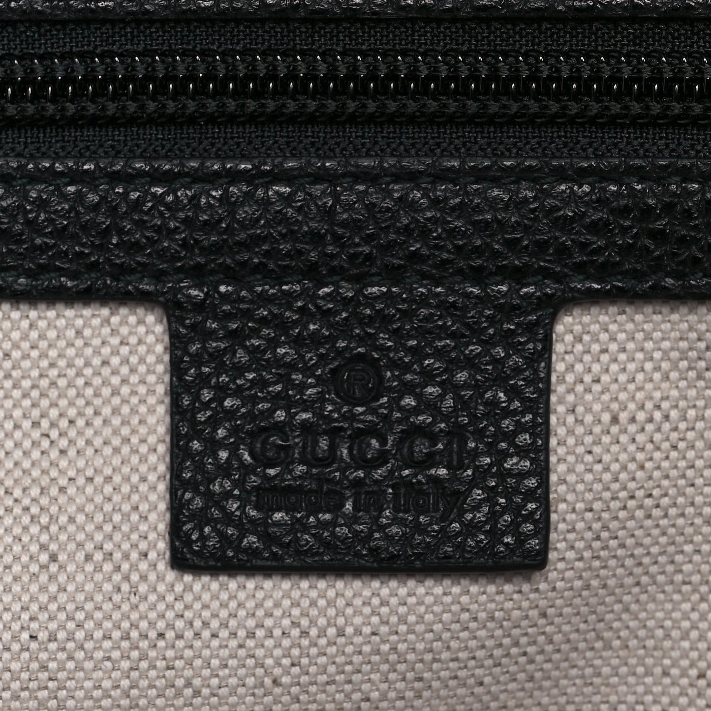 Calfskin Logo Day Backpack Black