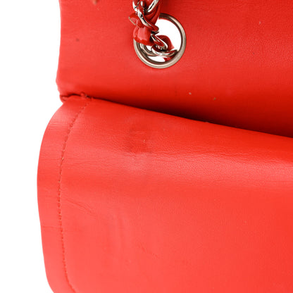 Chanel Patent Calfskin Quilted Medium Double Flap Red 11 of 18