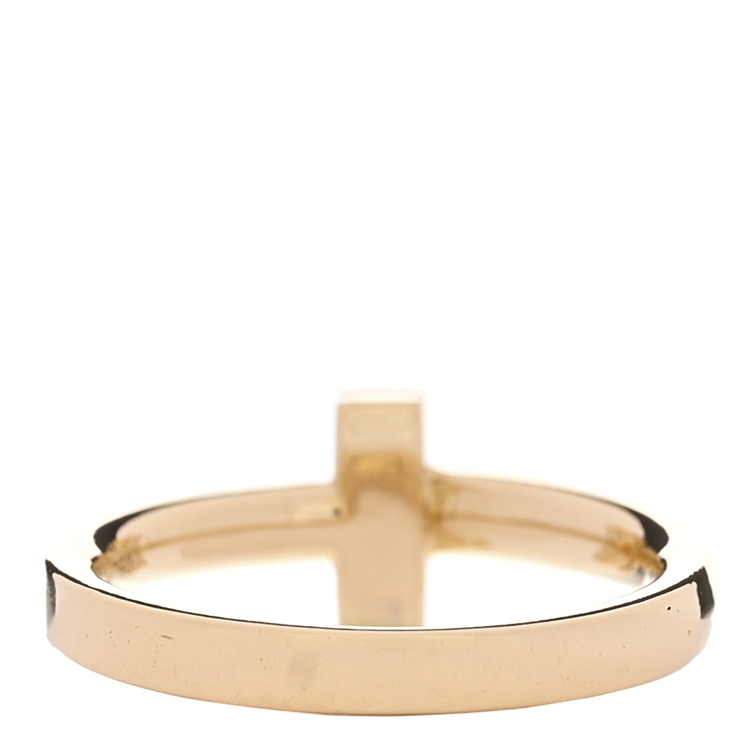 Tiffany 18K Yellow Gold T T1 Ring 49 5 3 of 5