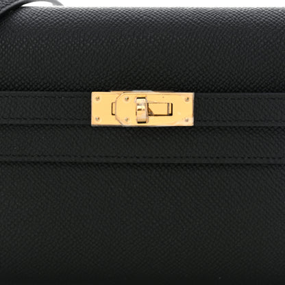Hermes Epsom Kelly Wallet To Go Black 8 of 11