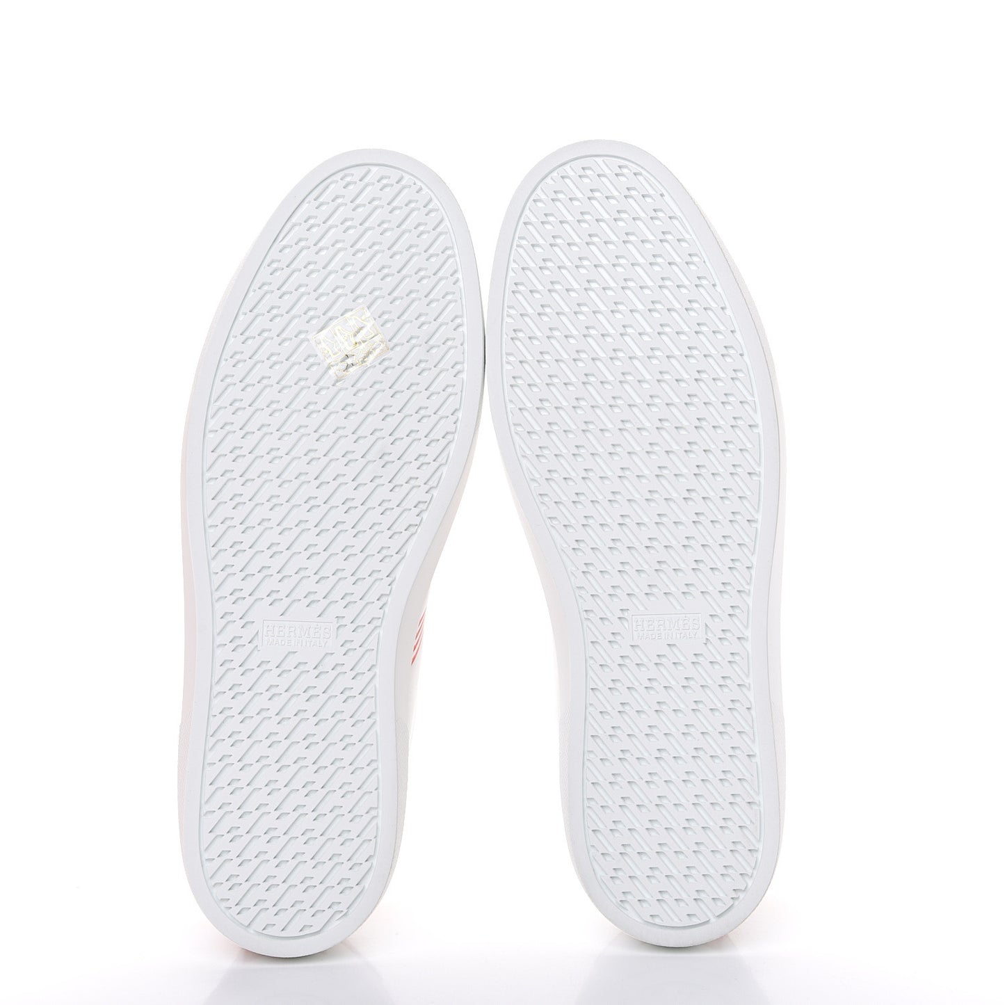 Calfskin Womens Advantage Sneakers 41 White Orange