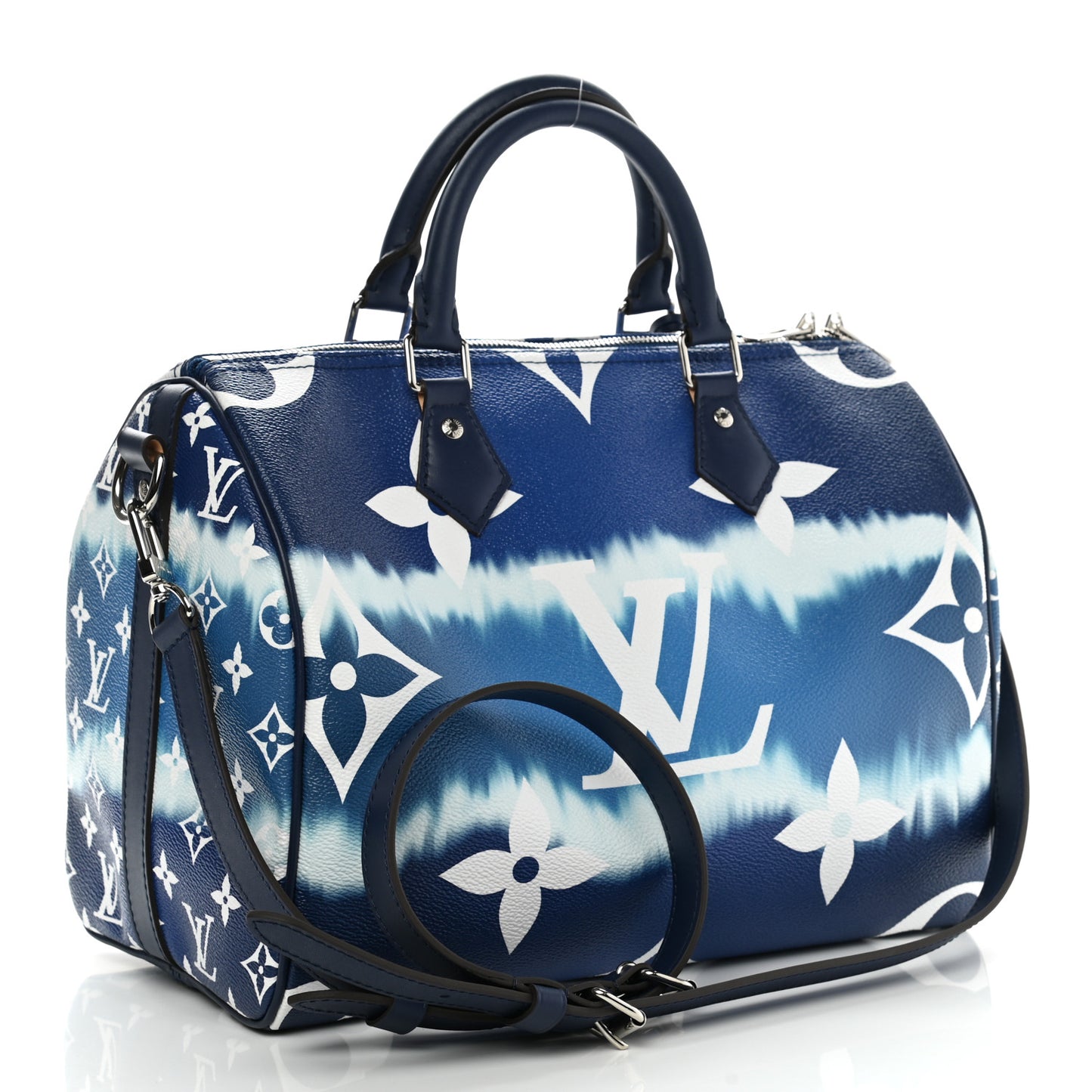 Monogram Escale Speedy Bandouliere 30 Blue