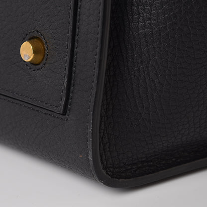 Celine Crisped Calfskin Medium Tie Knot Tote Black 15 of 15
