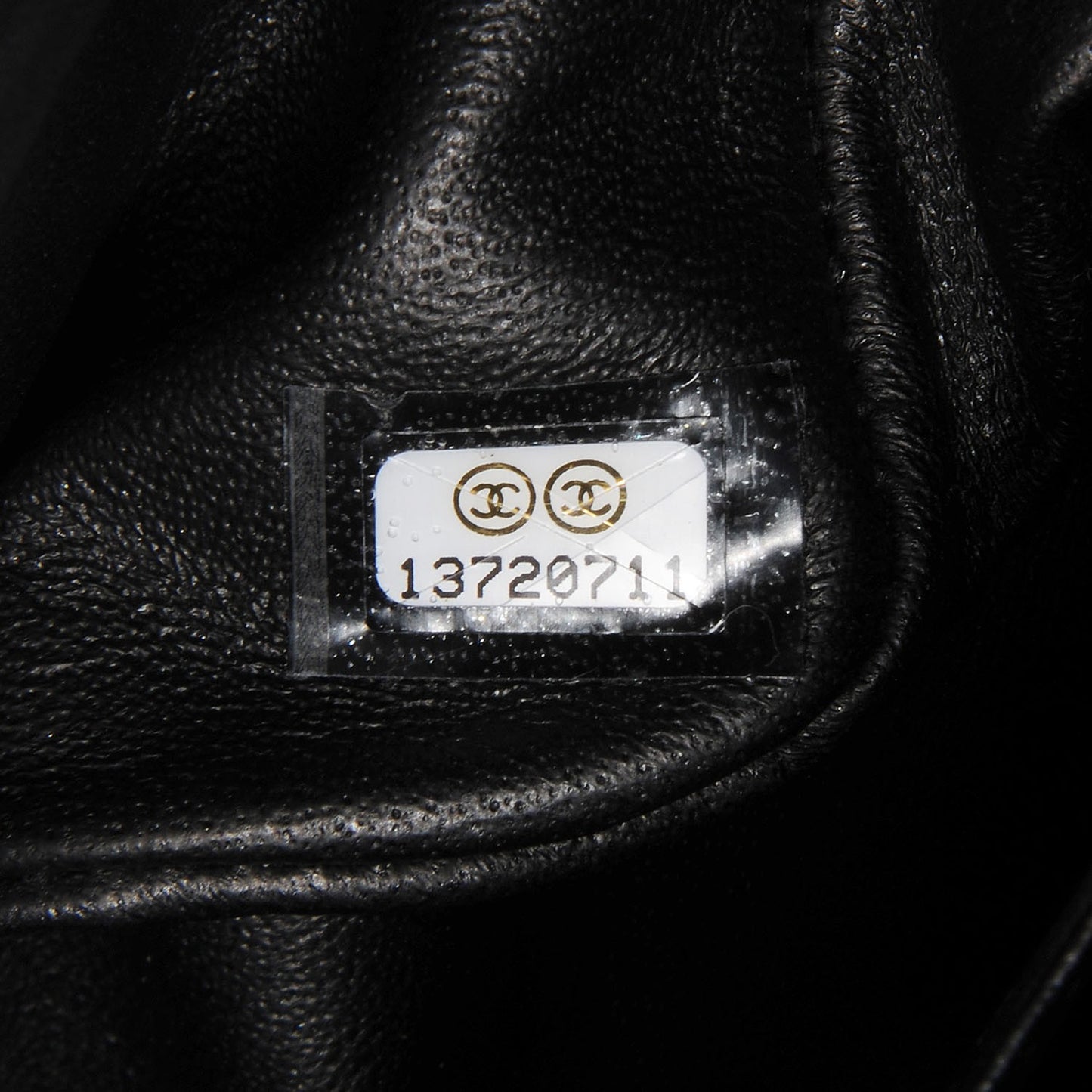 Caviar Quilted Mini Square Flap Black