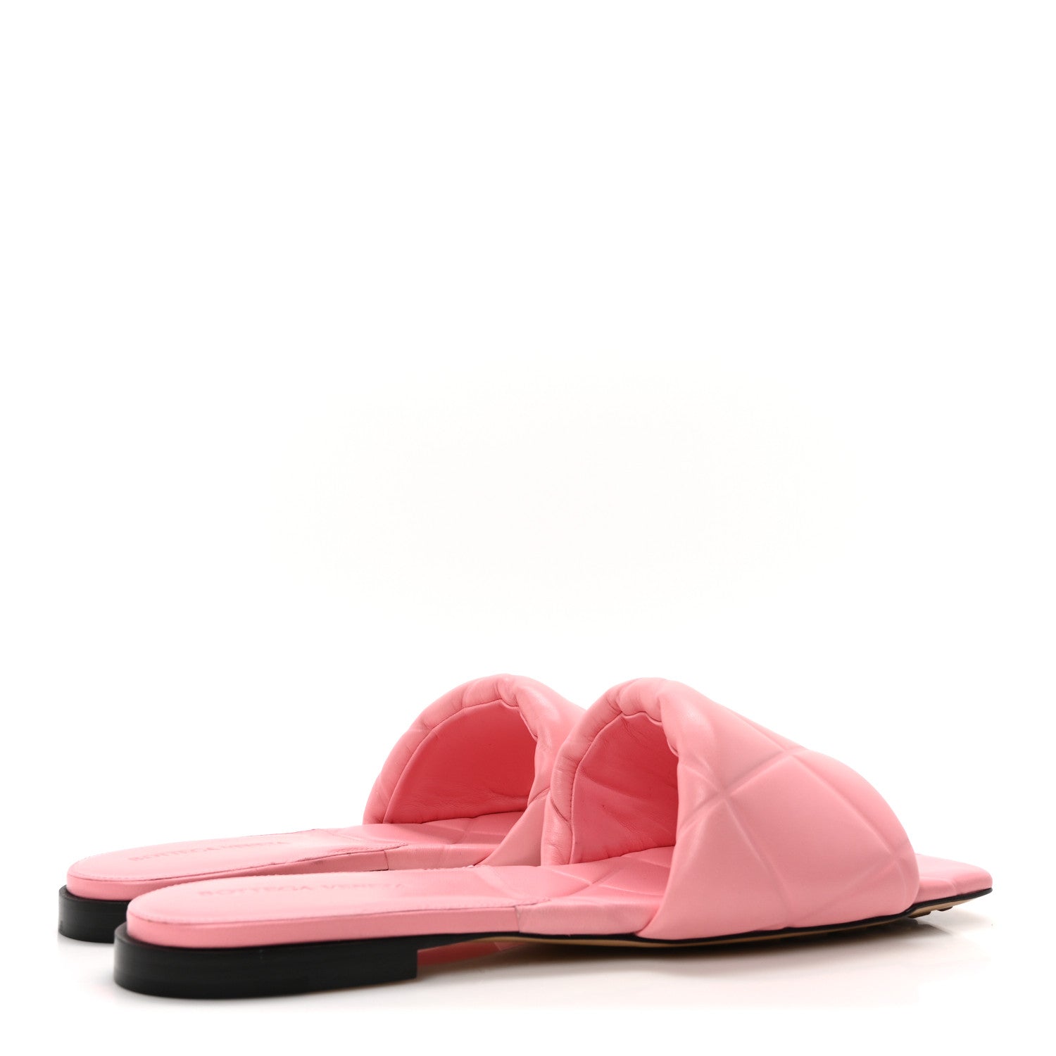 Bottega Veneta Nappa Quilted Rubber Lido Flat Sandals 40 Blossom 5 of 8