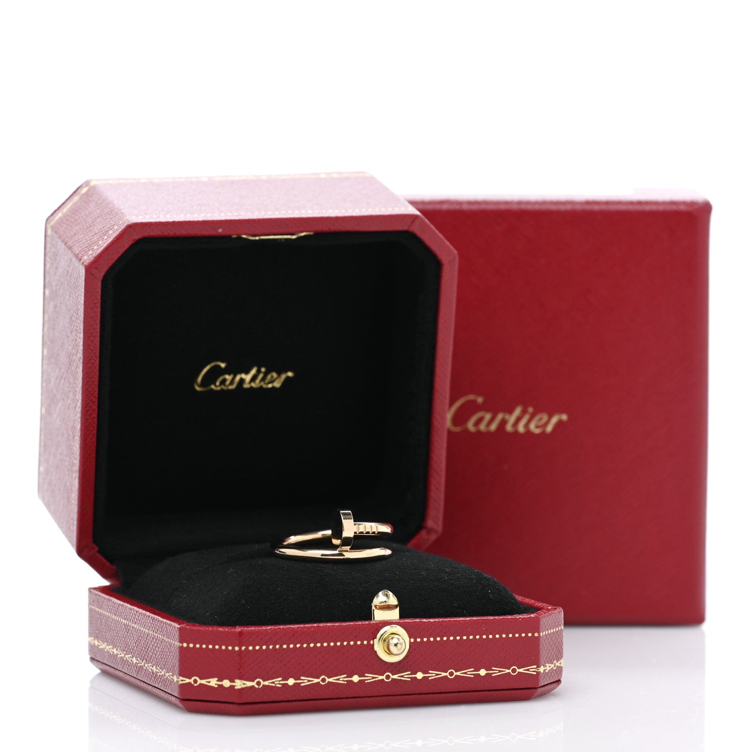 Cartier 18K Yellow Gold Juste Un Clou Ring 55 7.25 5 of 5