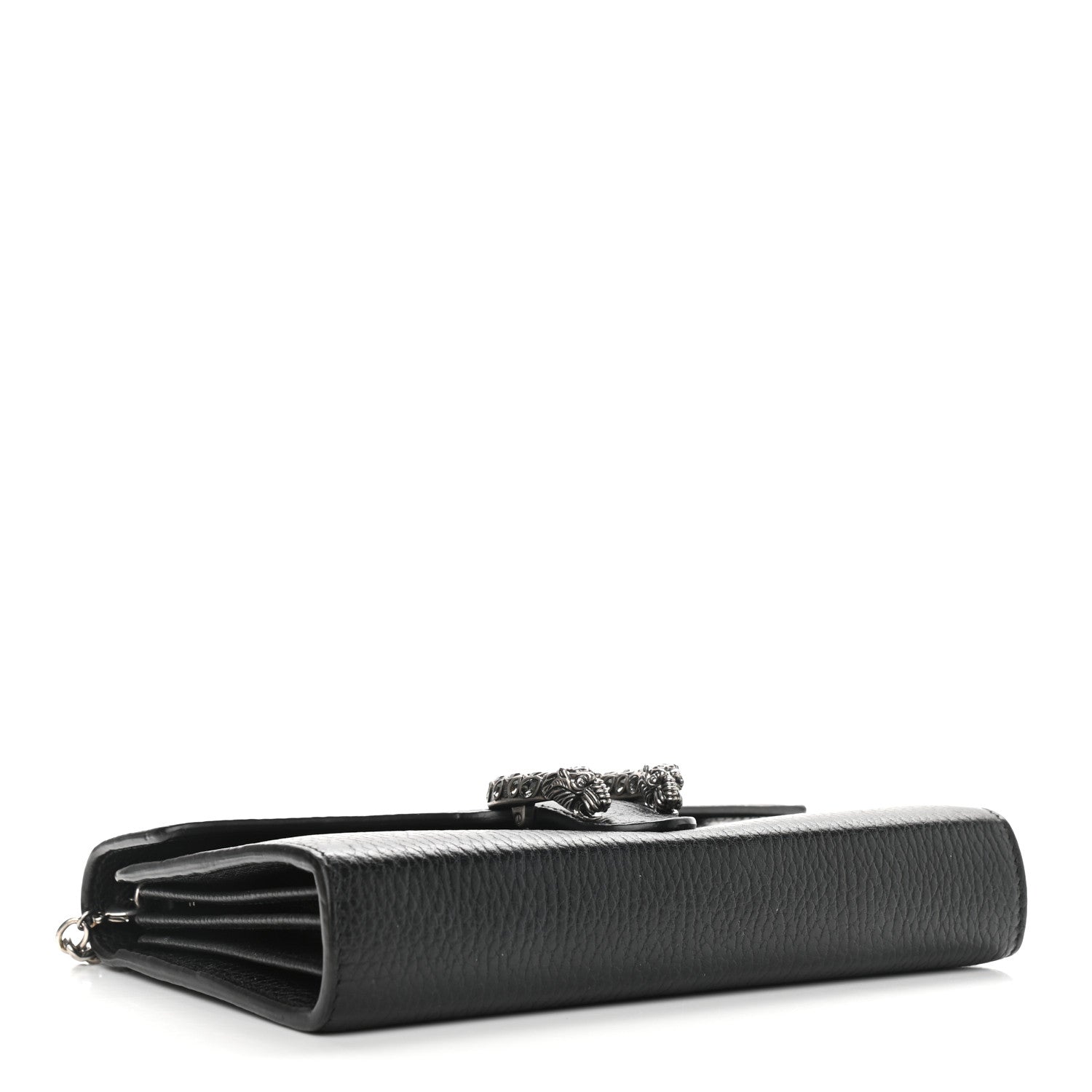 Gucci Calfskin Mini Dionysus Chain Wallet Black 4 of 10