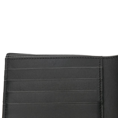 Loewe Grained Calfskin Bi-fold Wallet Grey Black 8 of 9