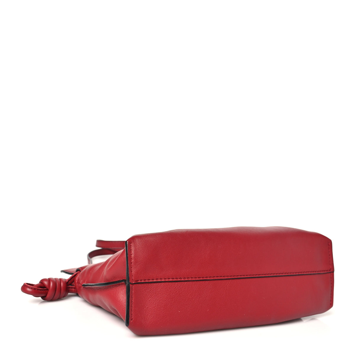 Loewe Calfskin Mini Flamenco Knot Clutch Red 4 of 10