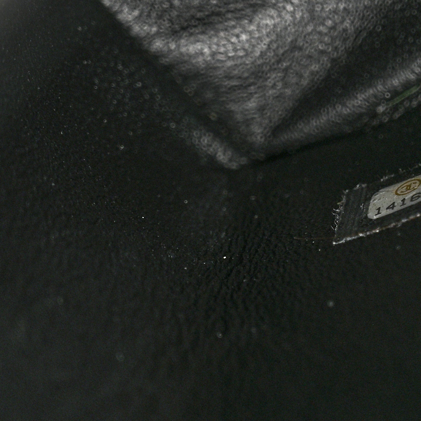 Caviar Quilted Medallion Black