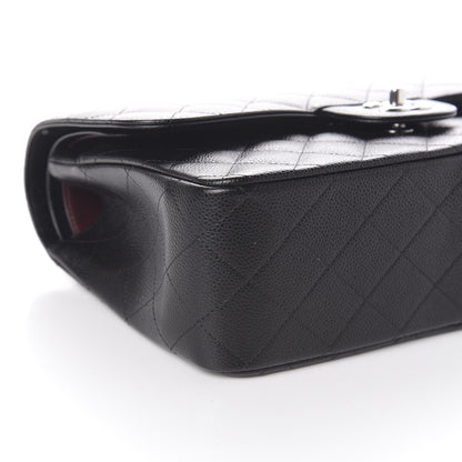 Chanel Caviar Quilted Jumbo Double Flap Black 9 of 10