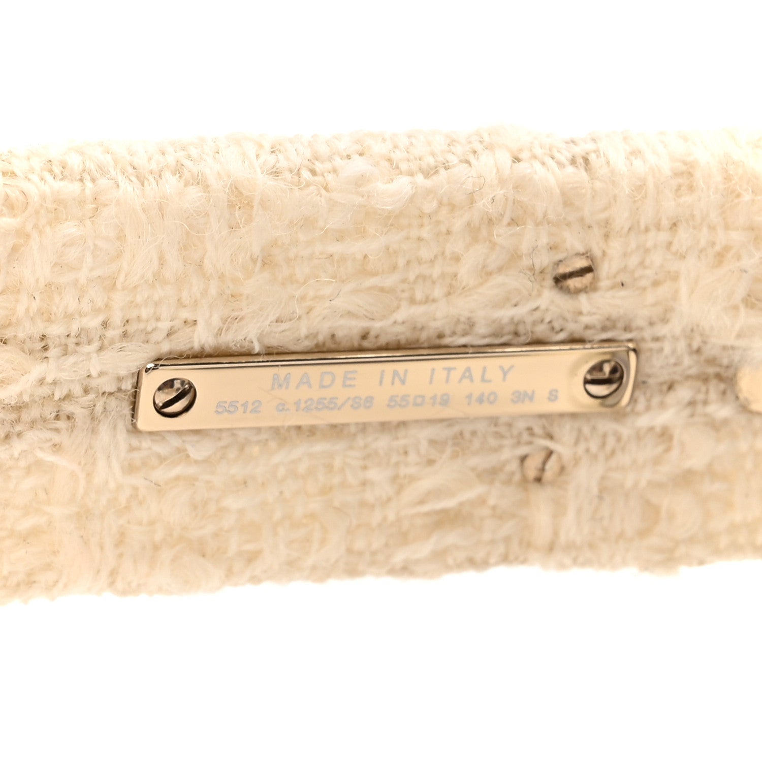 Chanel Acetate Tweed Square Sunglasses 5512 White 5 of 8
