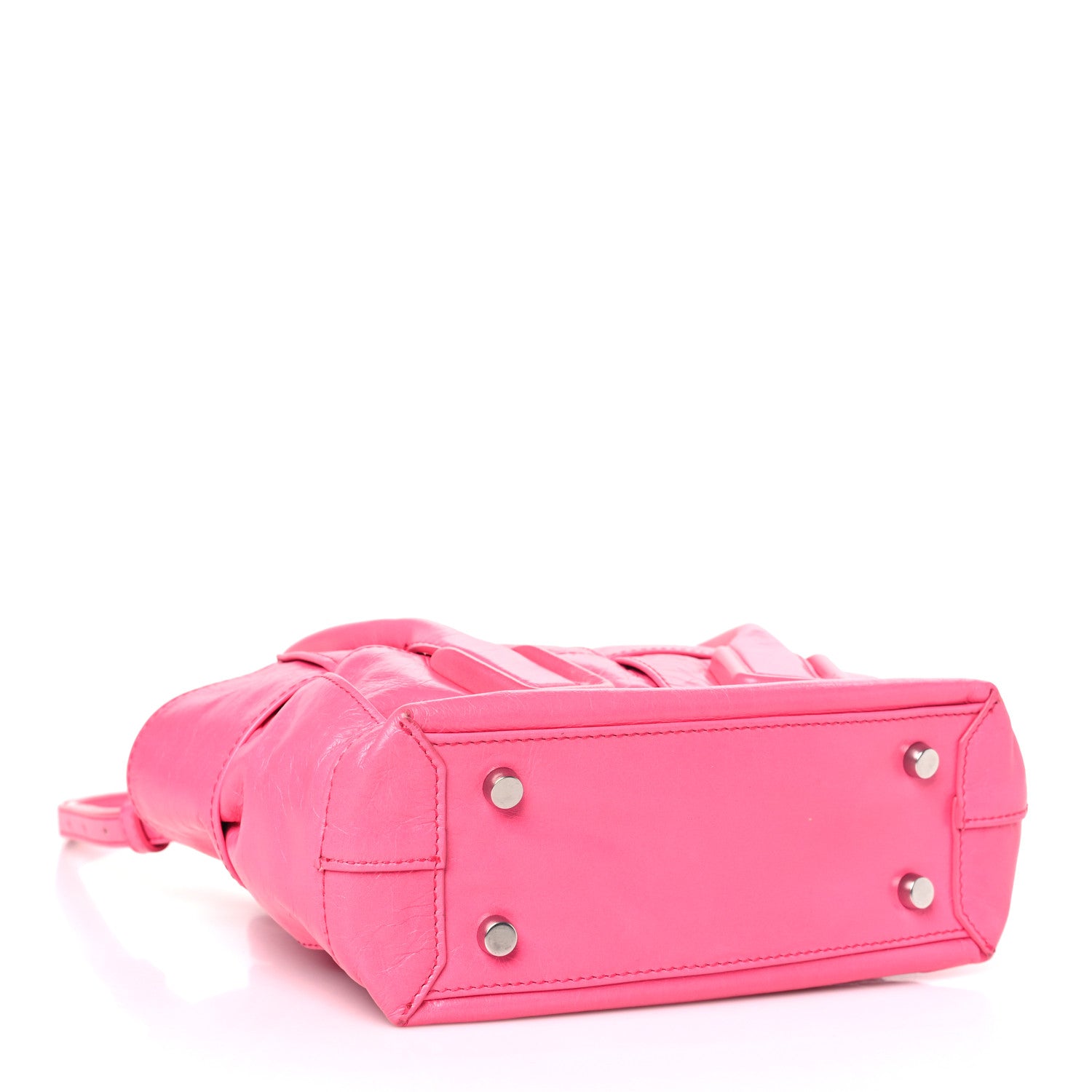 Bottega Veneta Paper Calfskin Maxi Intrecciato Mini Arco Pink 4 of 10