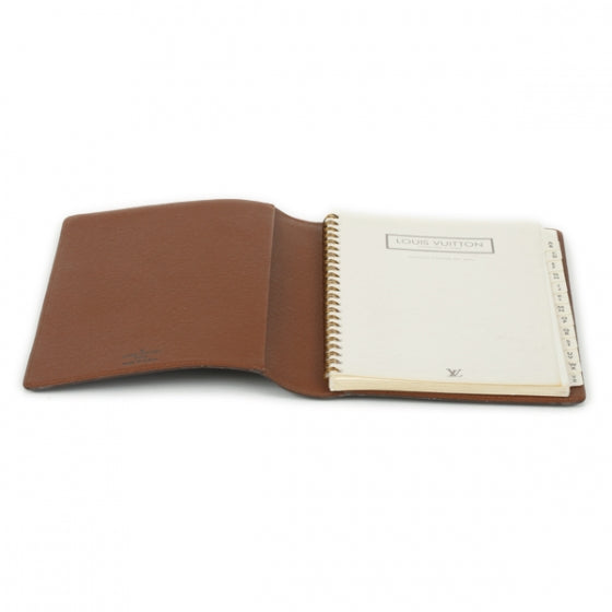 Monogram Agenda Cover w Address Book