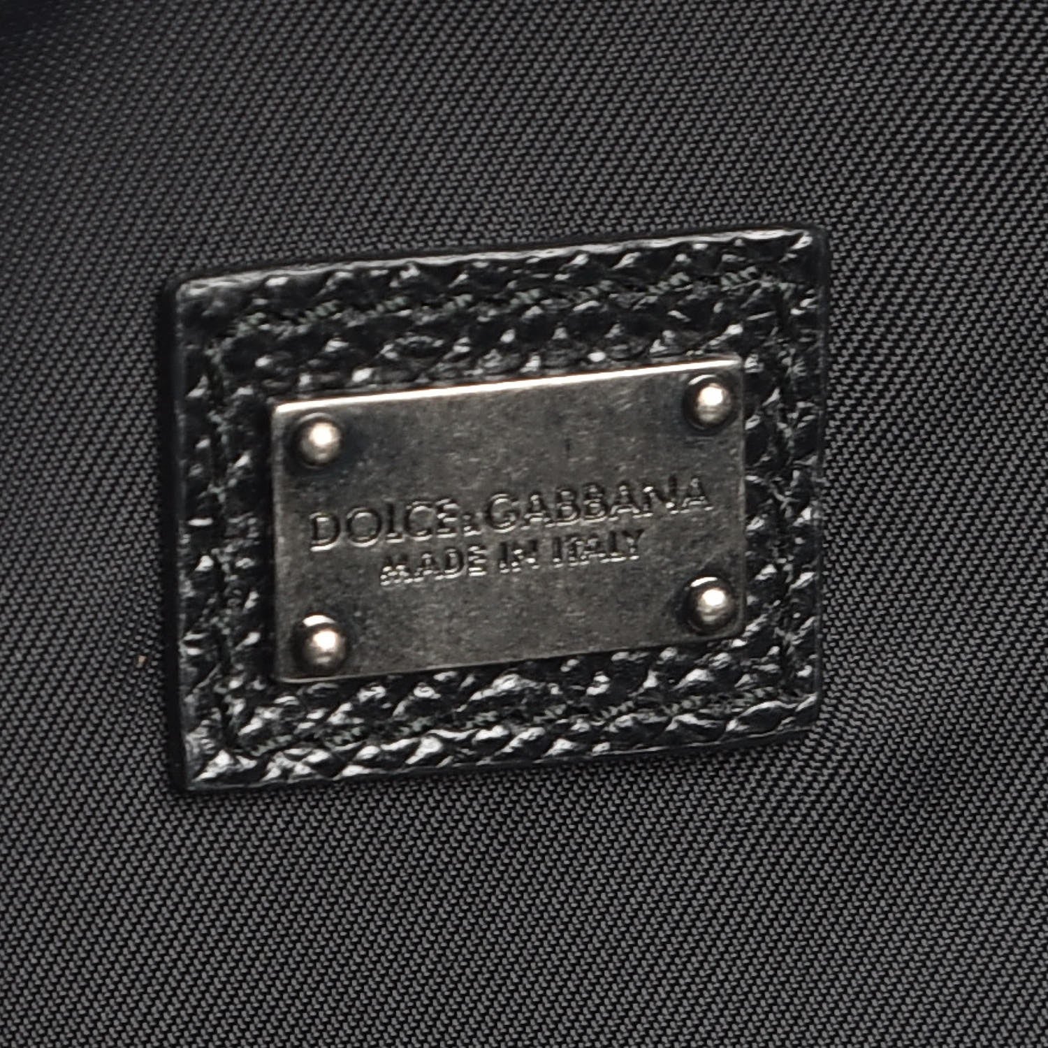 Dolce & Gabbana Nylon Skull Print Backpack Black 6 of 6