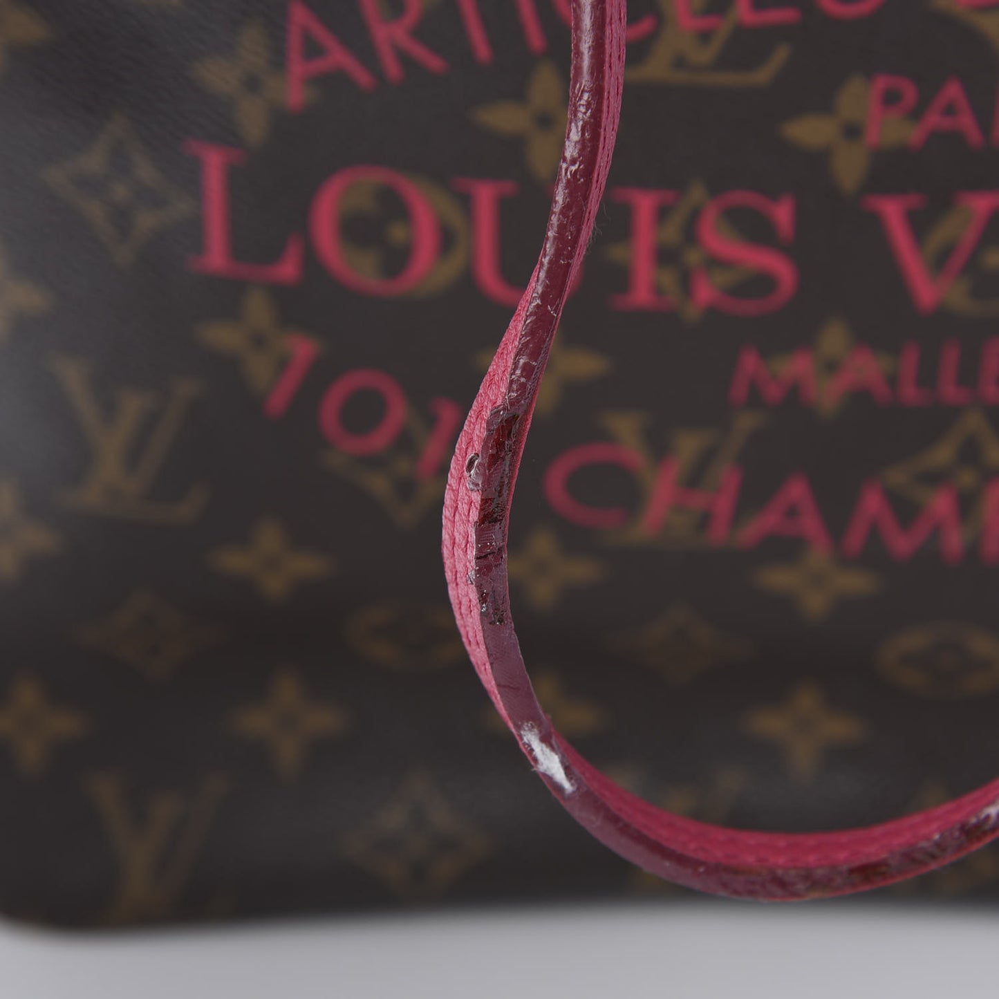 Monogram Articles de Voyage Ikat Neverfull MM Rose Indien
