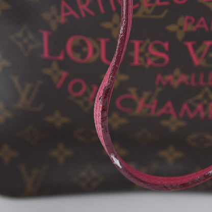 Louis Vuitton Monogram Articles de Voyage Ikat Neverfull MM Rose Indien 12 of 18