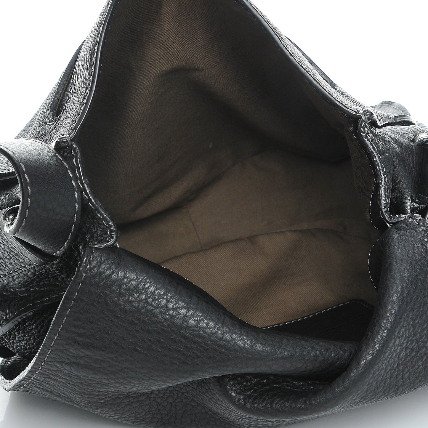Calfskin Medium Marcie Round Crossbody Bag Black