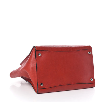 Prada Glace Calf Twin Pocket Tote Fuoco 4 of 11