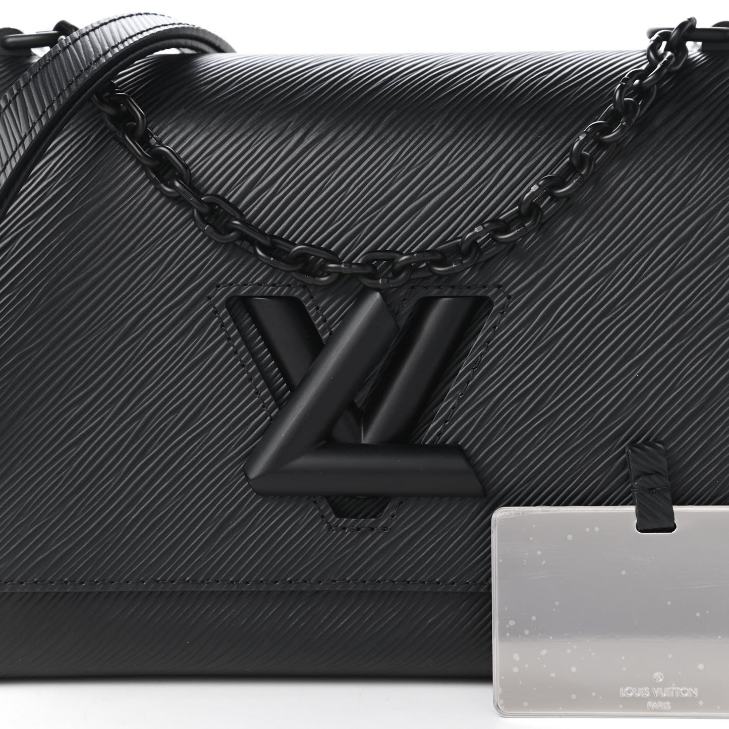 Epi Twist Shoulder Bag MM Matte Black
