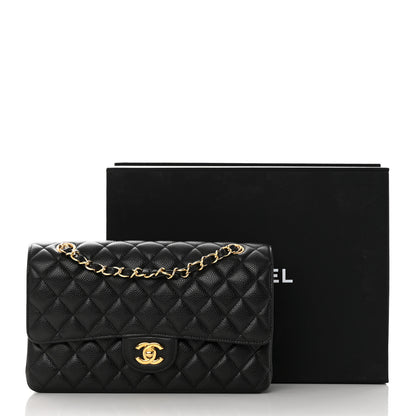 Chanel Caviar Quilted Medium Double Flap Black 13 of 13