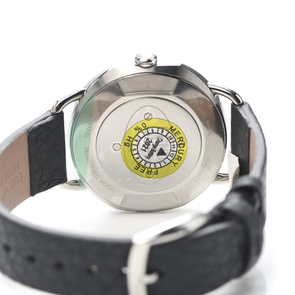 Fendi Stainless Steel Calfskin Mother of Pearl 36mm Selleria Quartz Watch 4 of 5