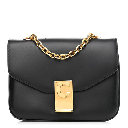 Celine Shiny Calfskin Small C Bag Black 1 of 10