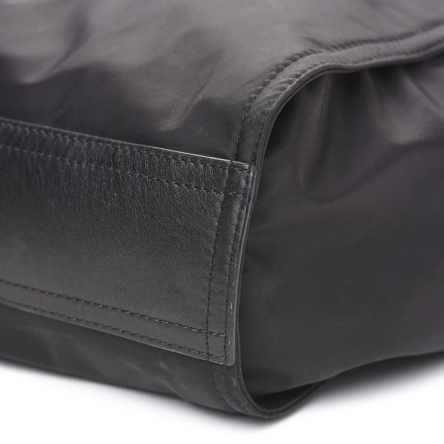 Nylon Small Buckleigh Packable Tote Black