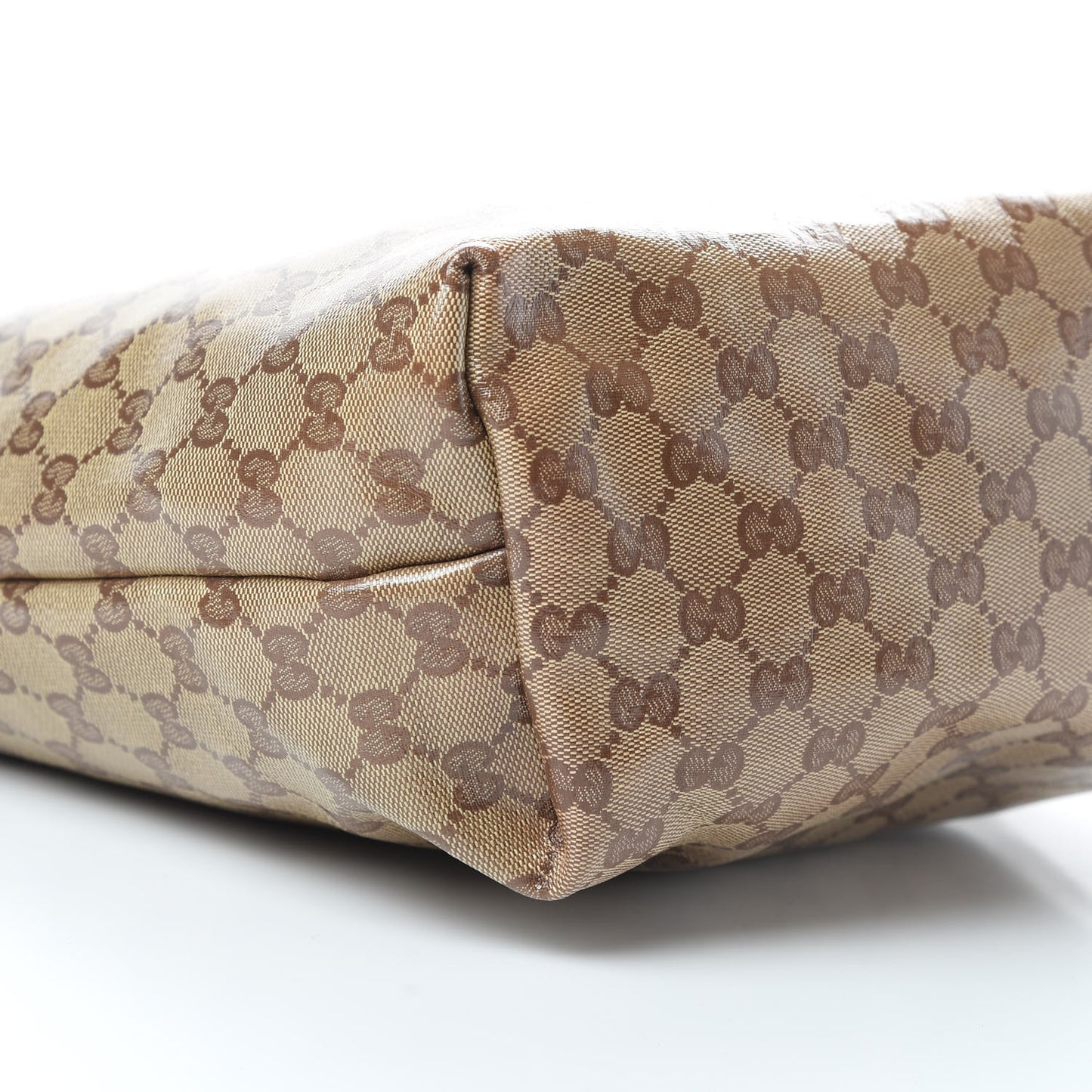 Crystal Monogram Joy Tote Dark Brown