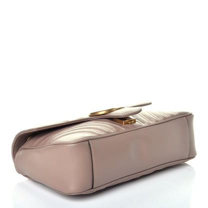 Gucci Calfskin Matelasse Small GG Marmont Shoulder Bag Porcelain Rose 4 of 10