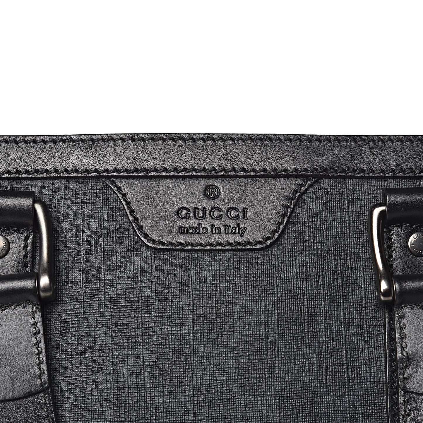 GG Supreme Monogram Tote Black Grey